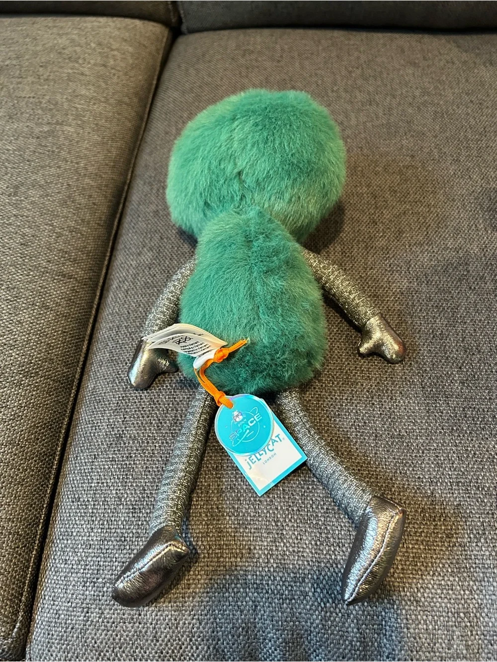NWT Jellycat Zyllan Alien Plush Toy / Authentic Green Space Collectible